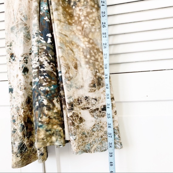 Albert Makali W3/4 Sleeve V-Neck Midi Dress NWOT - Picture 3 of 8